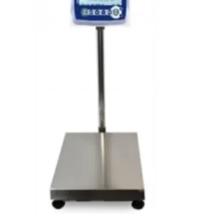 Balance à plateau SAURUS ZMT mono capteur, plateau inox et colonne