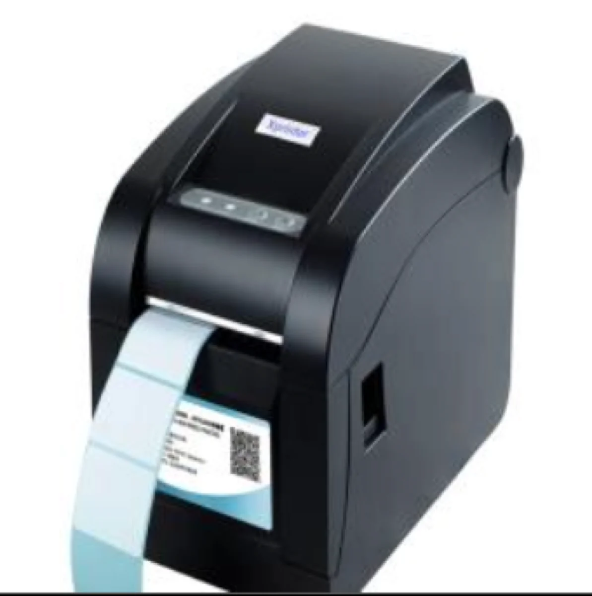 Imprimante thermique noire pour balance avec rouleau de tickets