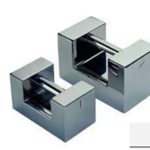 Poids étalons rectangulaires en acier inoxydable avec poignée, classes F1 et F2
