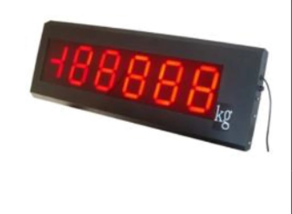 Répétiteur de pesage à écran LED rouge SAURUS RP avec grands digits